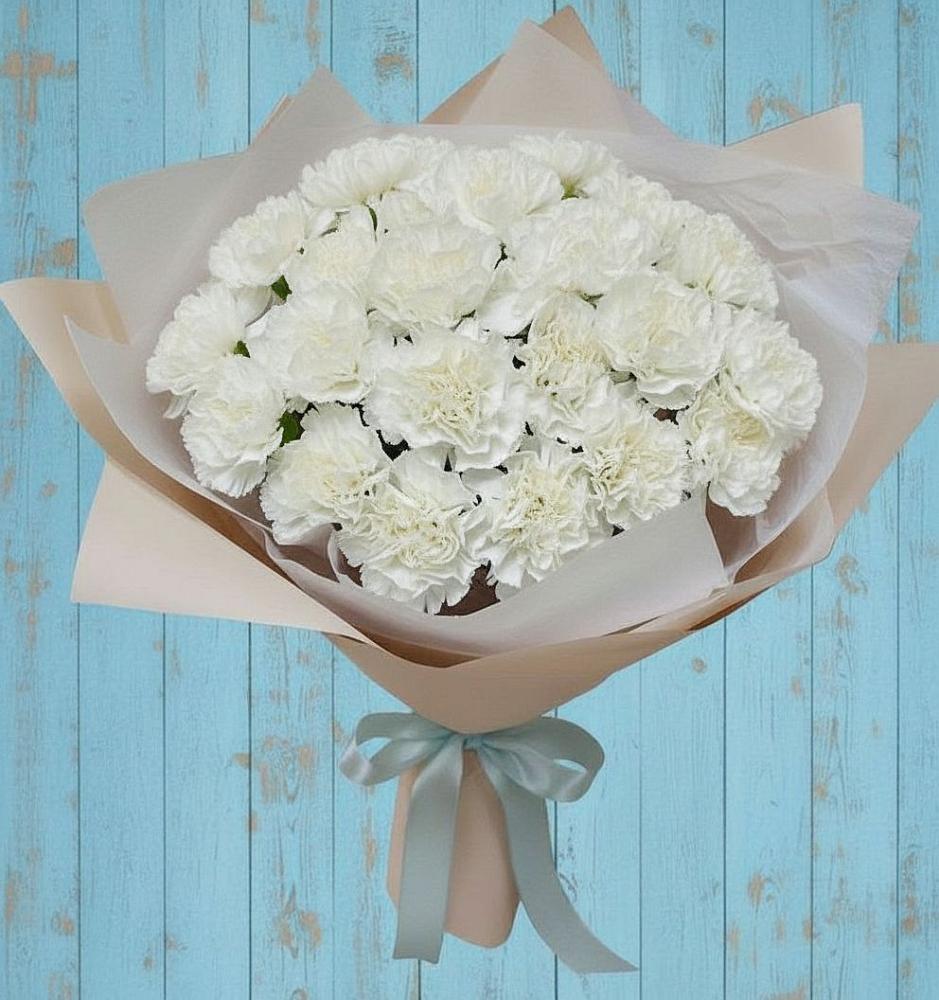 Букет цветов из: Гвоздики в Себежи