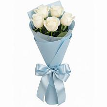 Букет 5 Белых роз Проуд #REPLACE_PRED# Себежи