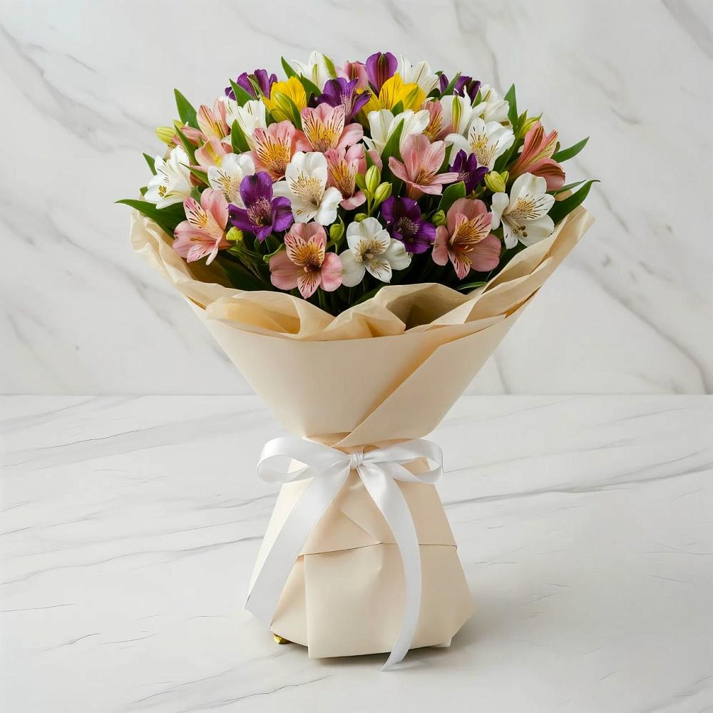 Букет цветов из: Альстромерии в Себежи