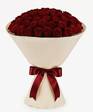 Букет 101 Бордовая роза Блэк Бакарра в Себежи