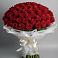 Букет 101 Красная роза Блэк Мэджик в Себежи