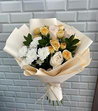 Букет цветов из:  Розы и Хризантемы в Себежи