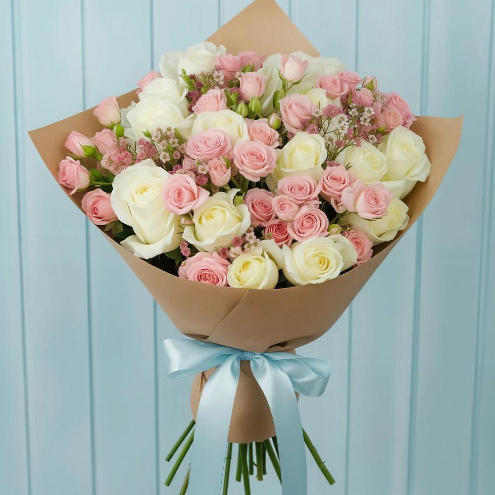 Букет цветов из: Розы в Себежи