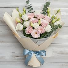 Букет цветов из:  Лизиантусы в Себежи