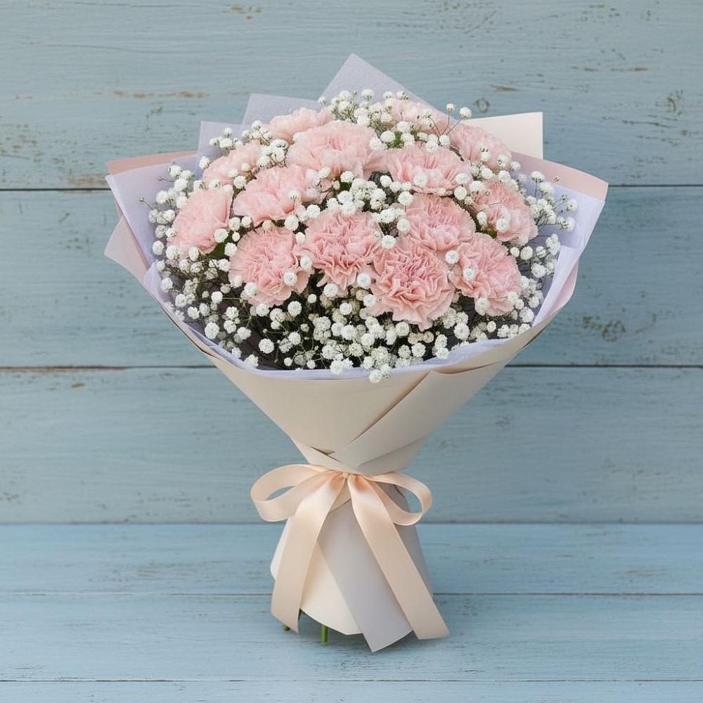 Букет цветов из: Гвоздики в Себежи