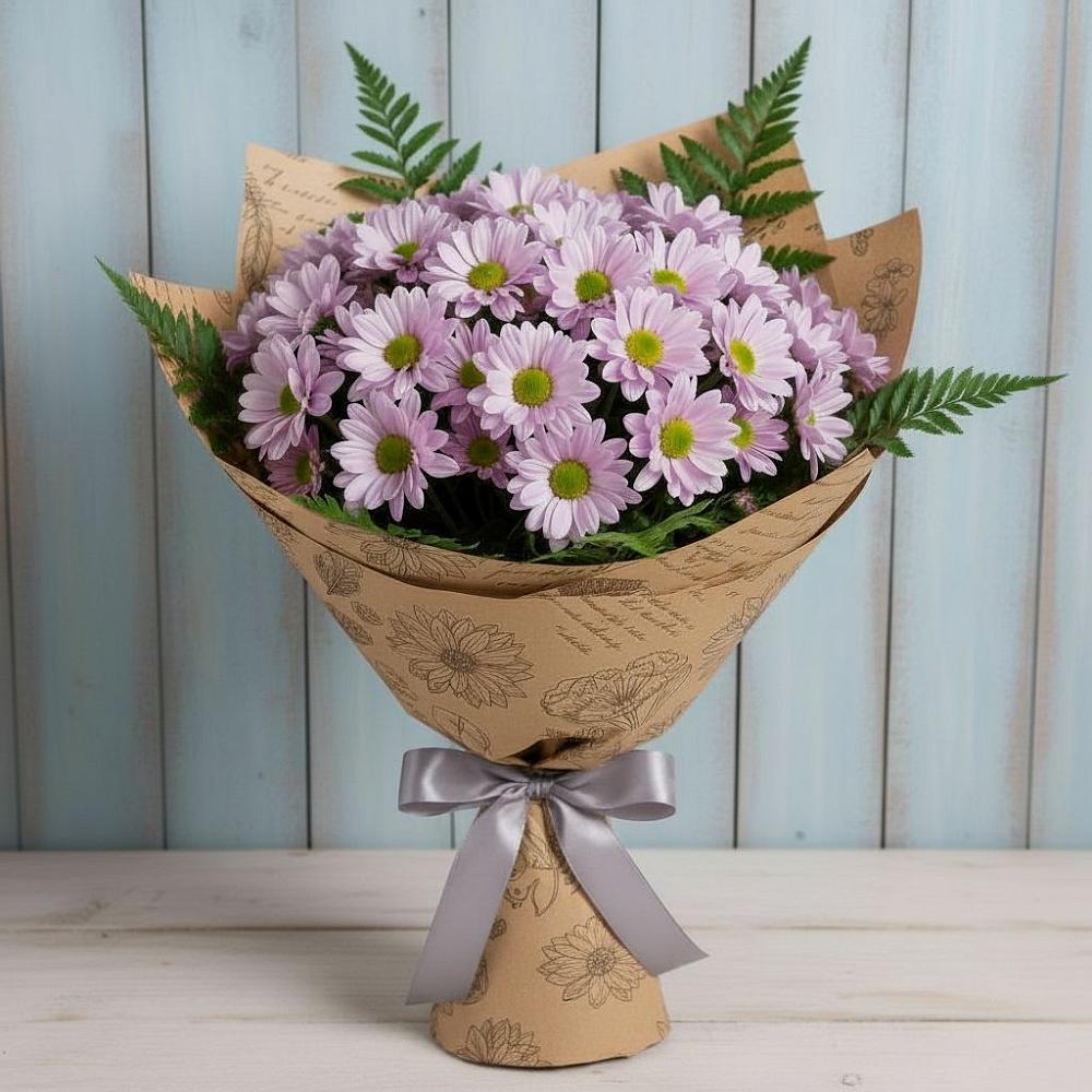 Букет цветов из: Хризантемы в Себежи