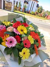Букет цветов из:  Герберы #REPLACE_PRED# Себежи