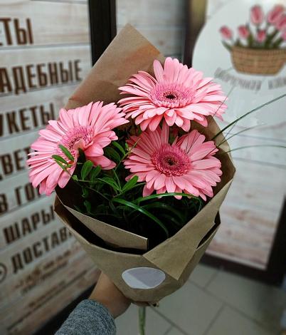 Букет цветов из: Герберы в Себежи