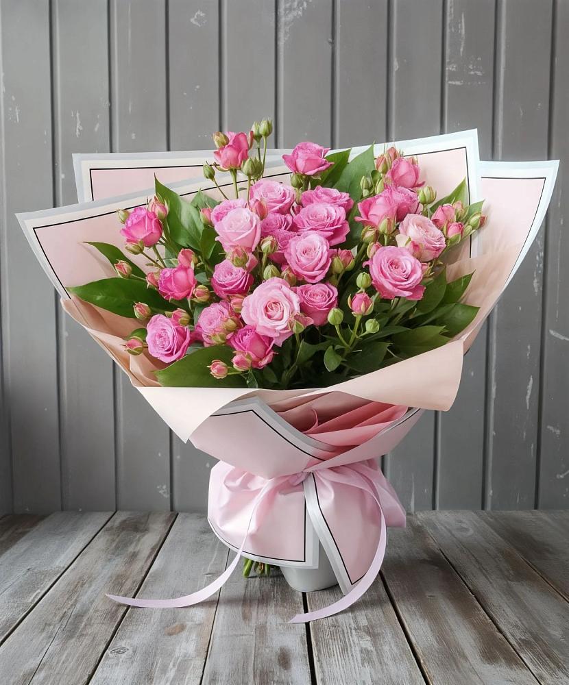 Букет Розовый кустик в Себежи