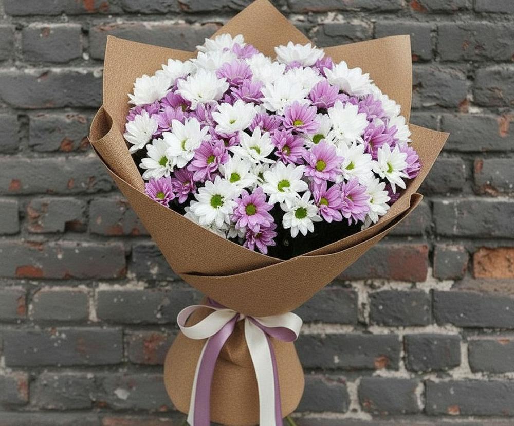 Букет цветов из: Хризантемы в Себежи