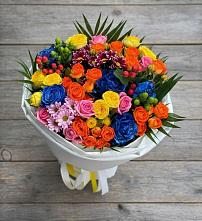 Букет цветов из:  Розы и Хризантемы в Себежи