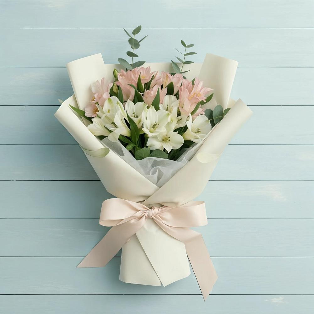 Букет цветов из: Альстромерии в Себежи