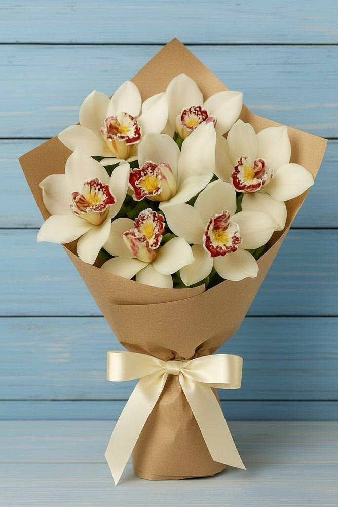 Букет цветов из: Орхидеи и Розы в Себежи