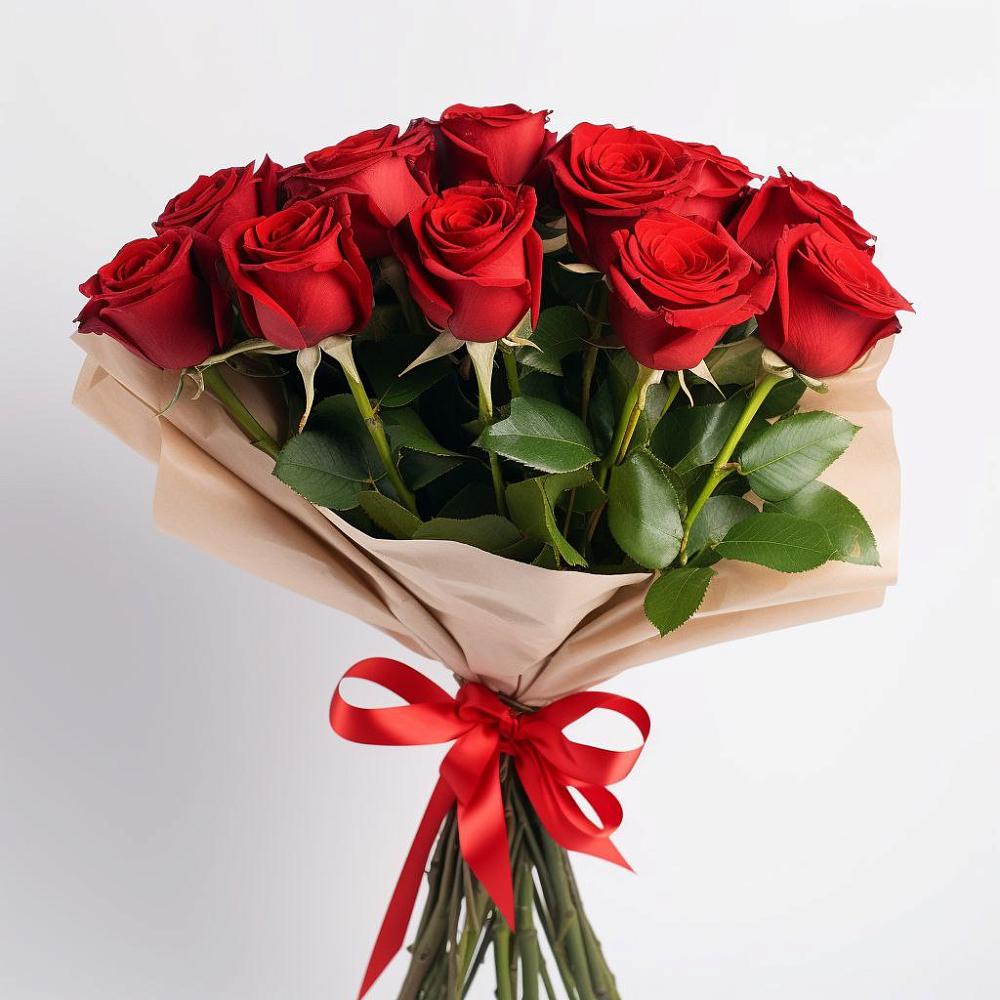 Букет 11 Красных роз Эдлесс Лав в Себежи